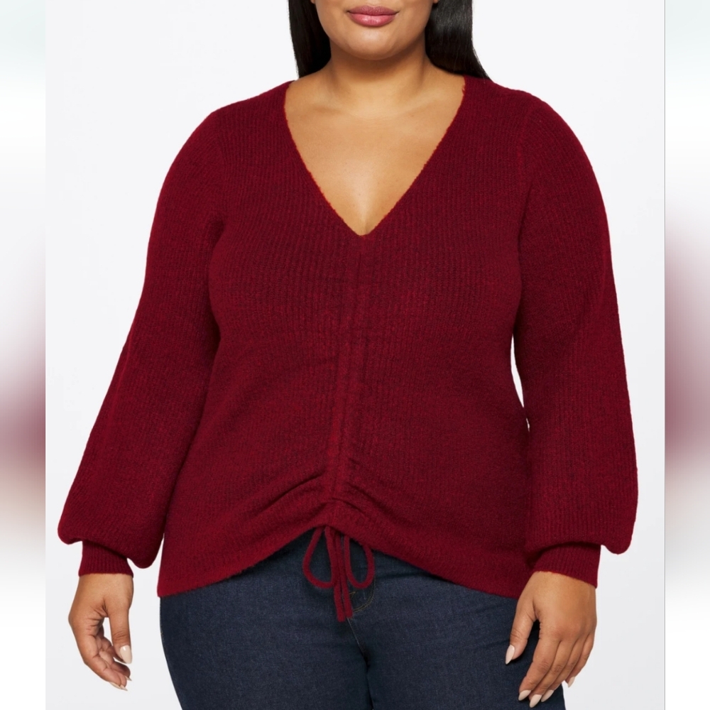 Maroon Sweater 2X